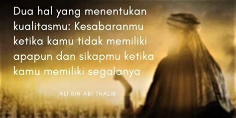 Kata-Kata Bijak Ali Bin Abi Thalib tentang Kehidupan